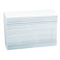 Håndklædeark, ABENA Care-Ness Excellent, 2-lags, Z-fold, 24x23,5cm, 8 cm, hvid, 100% nyfiber