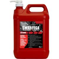 H&aring;ndrens, SC Johnson Swarfega Extreme, 5000 ml, r&oslash;d, med pumpe, med farve og parfume