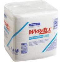 Industriaftørring, Kimberly-Clark WyPall X60, 1-lags, 30,5x31,8cm, hvid, nonwoven