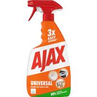 Universalrengøring, Ajax Universal, 750 ml, klar-til-brug, uden farve, med parfume