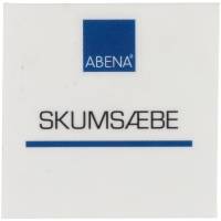 Label til dispenser, 4x4cm, skumsæbe