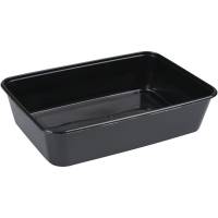 Plastbakke, 17,5x11,9x4cm, 500 ml, 500 ml, sort, PP, 1-rums