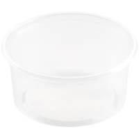 Bakke, Duni, 101x101x48mm, 250 ml, klar, PP, Delipack, rund *Denne vare tages ikke retur*