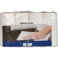 Køkkenrulle, Dansk papir industri, 2-lags, 14,4m x 22cm, hvid, blandingsfibre