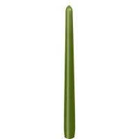 Antiklys, Duni, 25cm, Ø2,2cm, leaf green, 7,5 timer, paraffin *Denne vare tages ikke retur*