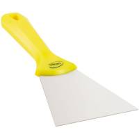 Håndskraber, Vikan, 23,5x2,2cm, gul, PP/rustfrit stål, 10 cm *Denne vare tages ikke retur*