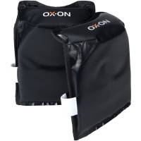 Knæbeskytter, OX-ON Comfort, One size, sort, læder/PVC, bånd med hook'n'looplukning