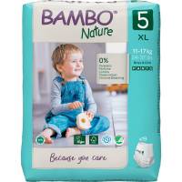 Børneble, bukseble, miljømærket, Bambo Nature Pants, 5, 11-17 kg