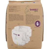 Børneble, tapeble, miljømærket, Bambo Nature, 5, papirspose, paper bag, 12-18 kg