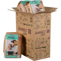Børneble, tapeble, miljømærket, Bambo Nature, 6, papirspose, paper bag, 16+ kg