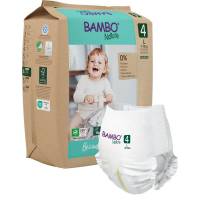 Børneble, bukseble, miljømærket, Bambo Nature Pants, 4, papirspose, paper bag, 7-12 kg