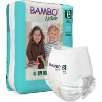 Børneble, bukseble, miljømærket, Bambo Nature Pants, 8, 19+ kg