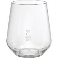 Drikkeglas, Duni, 6,3x6,3x10cm, 30 cl, klar, tritan, Elegance, flergangs