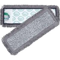 Heavy scrub moppe, ABENA Puri-Line, grå, 40 cm, lommer, 50% genanvendt *Denne vare tages ikke retur*