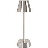 LED lampe, Duni Cordless Zelda, 32cm, Ø10,3cm, sølv