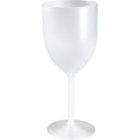 Vinglas, ABENA Gastro, 18,5cm, Ø7,6cm, 18 cl, 30 cl, frosted hvid, PP, til flergangsbrug