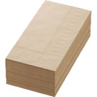 Middagsserviet, Duni, 2-lags, 1/8 fold, 40x40cm, natur, nyfiber