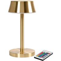 LED lampe, Duni Cordless Nour Midi, 20cm, Ø10cm, guld