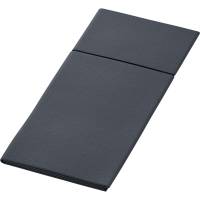 Bestikserviet, Duniletto Slim, 1/8 fold, 40x33cm, sort *Denne vare tages ikke retur*