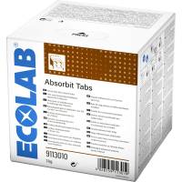 Maskinrens, Ecolab Absorbit, Tabs til køkkenmaskine, uden farve og parfume, 60stk