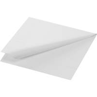 Kaffeserviet, Duni, 2-lags, 1/4 fold, 24x24cm, hvid, nyfiber *Denne vare tages ikke retur*