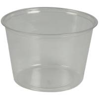 Portionsbæger, 4,7cm, Ø7cm, 120 ml, klar, PLA, 4 oz