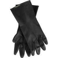 Latexhandske, THOR Black Heavy Duty, XXL, sort, latex, indvendig velourisering