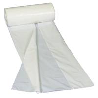 Lågpose, 6 l, hvid, HDPE/virgin, 30x35cm