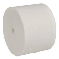 Toiletpapir, neutral, 2-lags, 100m x 9cm , Ø13,3cm, hvid, nyfiber, uden hylse