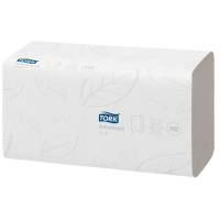 Håndklædeark, Tork H2 Advanced, 2-lags, Z-fold, 24x21,3cm, 8,5 cm, hvid, blandingsfibre