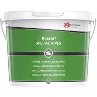 Renseserviet, SC Johnson Kresto Special Wipes, hvid, nonwoven, med ethanol og parfume, 150 stk.