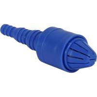 Filter, bl&aring;, med kontraventil, 6-10mm studs *Denne vare tages ikke retur*
