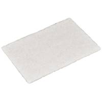 Skurefiber, 22,5x15x0,8cm, hvid, polyester, fin skureeffekt, ridsefri