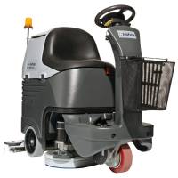 Gulvvasker, Nilfisk, BR752 Ecoflex Complete, grå, 2-rums, ride-on, 80/80 l, 710 mm *Denne vare tages ikke retur*