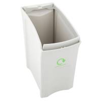 Affaldsspand, Enviro, grå, MDPE, 55 l, med sækkeholder, kildesortering mulig, til tungt affald *Denne vare tages ikke retur*
