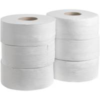 Jumborulle, Kimberly-Clark Kleenex, 2-lags, Mini, 190m x 9cm , Ø20cm, hvid, genanvendt papir *Denne vare tages ikke retur*