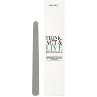 Neglefil, Think, Act & Live Responsible, 16x3,5x0,05cm *Denne vare tages ikke retur*