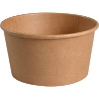 Bæger, ABENA Gastro, 6,2cm, Ø11,5cm, 400 ml, brun, kraft/PE, 400 ml, 12 oz