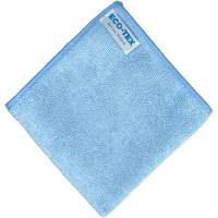 Rengøringsklud, EcoTex Soft, 32x32cm, blå, mikrofiber