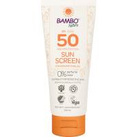 Sollotion, Bambo Nature, 100 ml, SPF 50, uden farve og parfume, EU