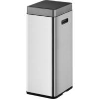 Affaldsspand, Mirage Slim Sensor Eko, st&aring;l mat, rustfrit st&aring;l, 30 l, plast inderspand, soft close l&aring;g, fingeraftryksfri