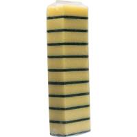 Skuresvamp, 9x5,5x2,8cm, grøn, polyester/polyether, grov skureeffekt