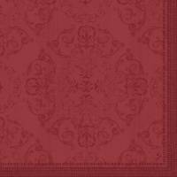 Middagsserviet, Dunilin, Opulent Bordeaux, 1/4 fold, 40x40cm, bordeaux *Denne vare tages ikke retur*