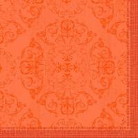 Middagsserviet, Dunilin, Opulent Sun Orange, 1/4 fold, 40x40cm, orange *Denne vare tages ikke retur*