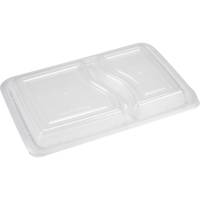 Låg til take-away bakke, ABENA Cater-Line, 22,3x15,3x1,5cm, klar, PP