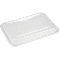 Låg til take-away bakke, ABENA Cater-Line, 14x11,5x1,5cm, klar, PP