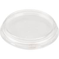 Låg, ABENA Cater-Line, Ø7,5cm, klar, PET/RPET, 80 % RPET + 20 % PET, rund, til bæger