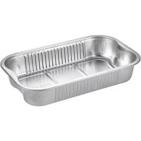 Aluminiumsbakke, Ready2Cook, 26,5x16,2x4,7cm, 1400 ml, sølv, aluminium