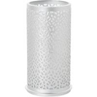 Lysestage, Duni Bliss, 14cm, Ø7,5cm, sølv, metal