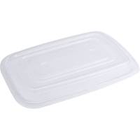 Låg til take-away bakke, ABENA Cater-Line, 20,1x14x1,6cm, klar, PP